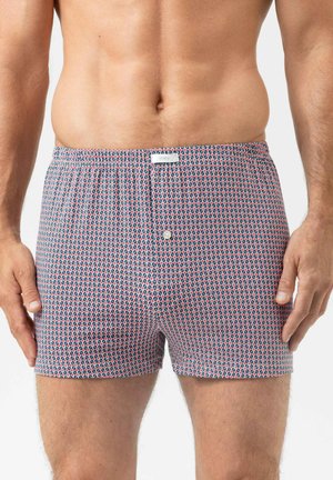 mey, MEY BOXERSHORT SERIE BLUE CIRCLE MIT PRINT - Weite Boxershorts - hague blue