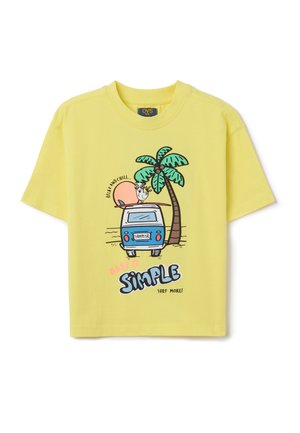 Print T-shirt - corn yellow