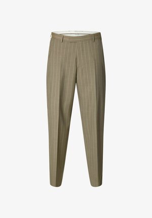 Selected, Dressbukse - light brown melange