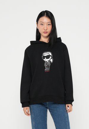 IKON SKETCH KARL HOODIE - Majica s kapuljačom - black