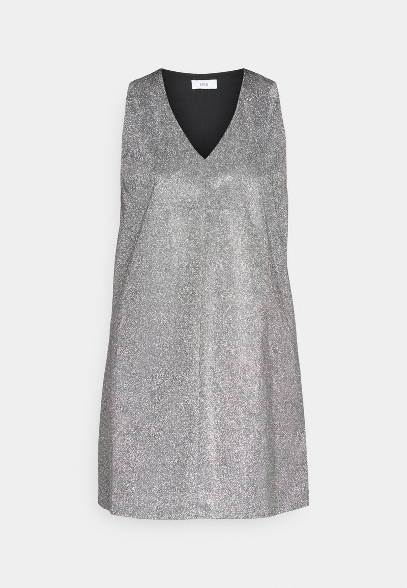 Envii Cocktailjurk zilverkleurig