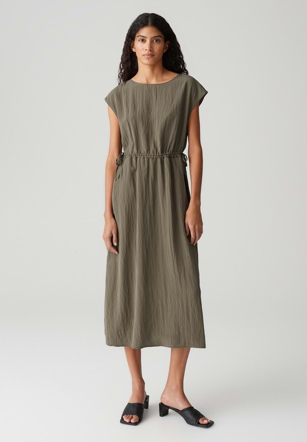 RELAXED FIT LONG - Freizeitkleid - olive leaf