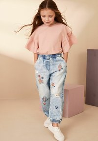 Next - STANDARD - Jeans Relaxed Fit - denim lightwash embellished Thumbnail-Bild 1