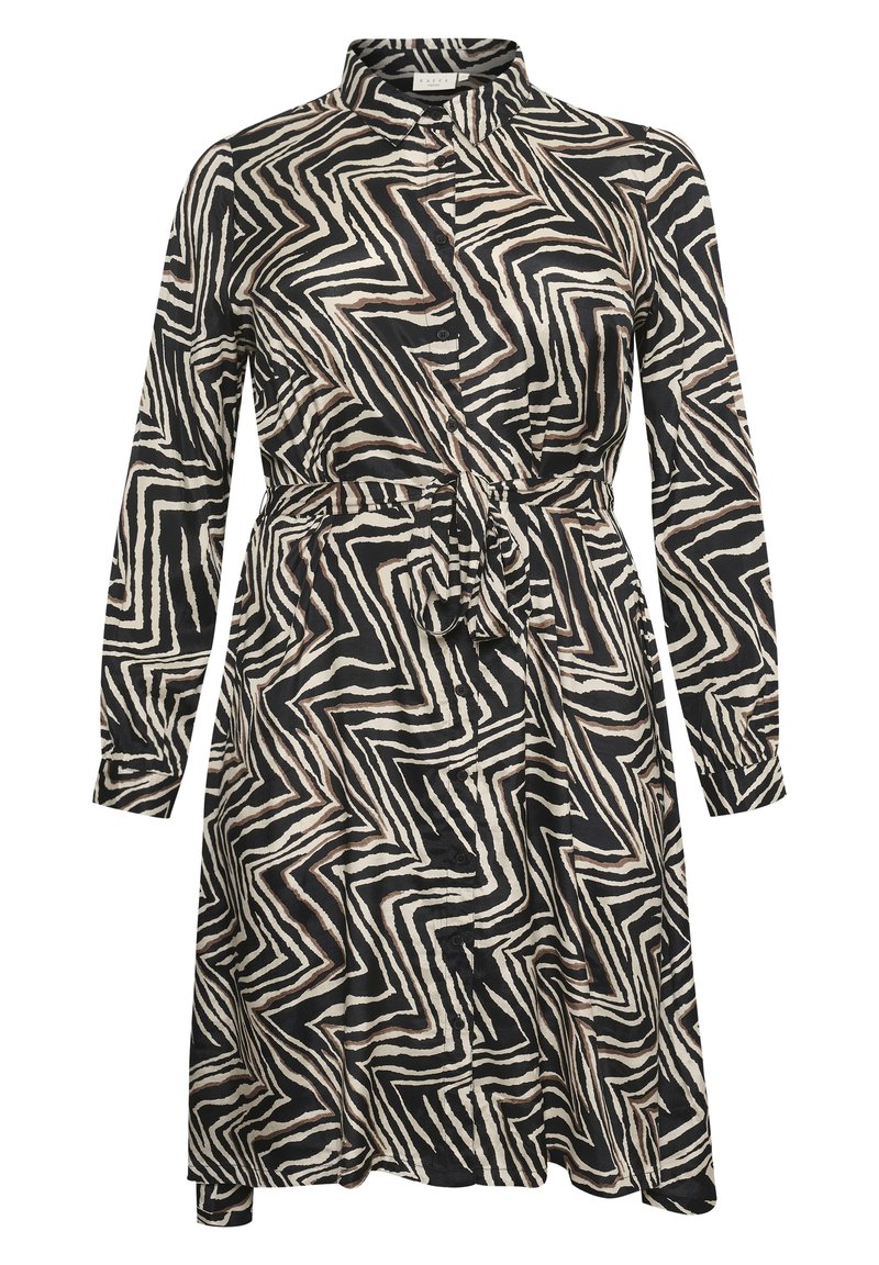 Kaffe Curve Blousejurk zwart Kaffe Curve Blousejurk zwart