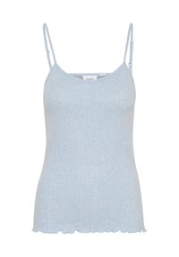 GRUSZ POINTELLE TANK - Top - heather melange
