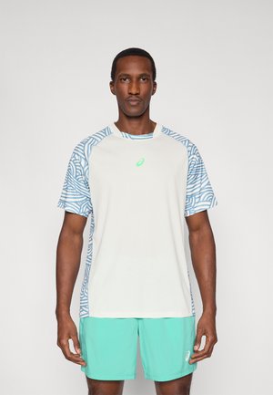PADEL COURT TOP - Camiseta deportiva - cream/saba blue