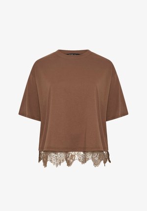 Yours Clothing, WOMEN'S T-SHIRTS - Camiseta estampada - chocolate