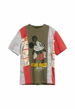 Desigual, MICKEY™ COLLAGE T-SHIRT - T-shirt print - green