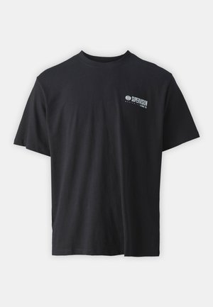 Jack & Jones JCONAVIGATE TEE CREW NECK UNISEX - T-shirt imprimé - black