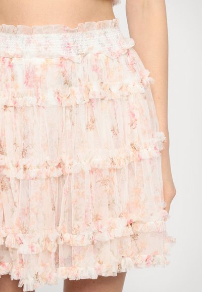Needle & Thread DITSY SMOCKED MICRO MINI SKIRT - Miniskjørt - moonshine pink