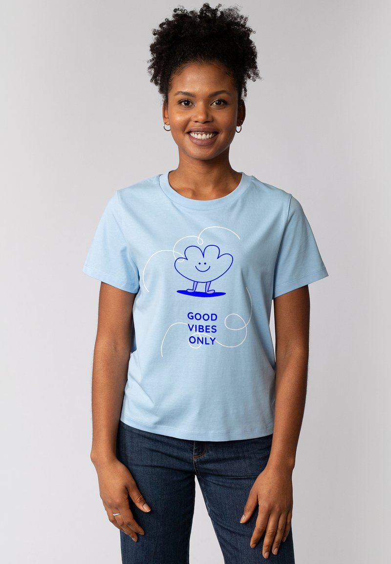 watapparel - ONLY - T-shirt imprimé - blue soul, Agrandir