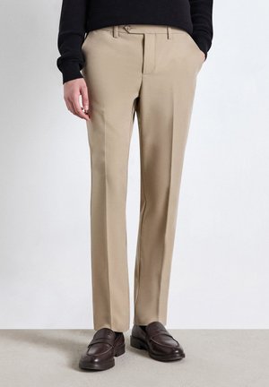 Calliope, PANTALONE LUNGO TINTA UNITA - Chino - beige scuro