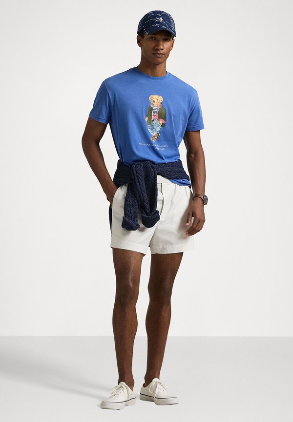 CLASSIC FIT POLO BEAR JERSEY T-SHIRT - Print T-shirt - iris blu3