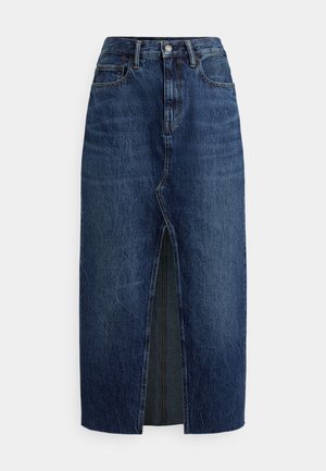 DENIM MAXISKIRT - Fustă maxi - rander wash