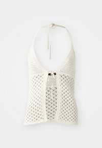 HALTERNECK SINGLET - Topper - offwhite