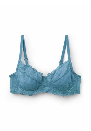 Tezenis, PARIS UNPADDED BALCONETTE - Bügel BH - blue