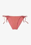 CALVIN KLEIN SWIMWEAR TIE SIDE BIKINI BOTTOMS - CK ESSENTIALS - Bikini - dusty cedar