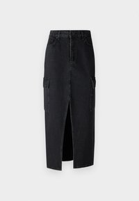 AVA CARGO SKIRT - Maxi skirt - washed black