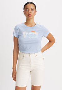 Levi's® - THE PERFECT TEE - Triko s potiskem - wave fill kentucky blue Miniatura obrázku 1