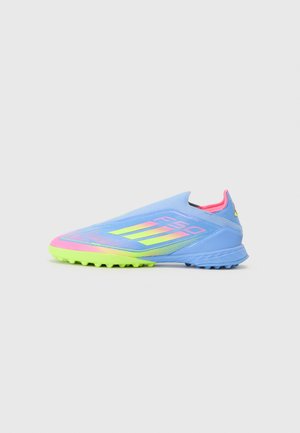 F50 PRO LACELESS TURF - Astro turf trainers - blue fusion/lucid lemon/lucid pink