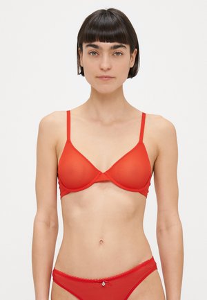 UNLINED DEMI BRA - Mitmeti kinnitatav / paelteta rinnahoidja - spicy