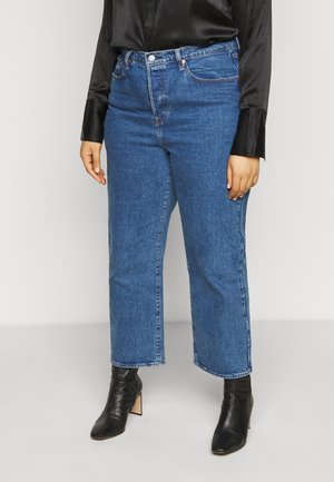 Straight leg jeans - blue denim