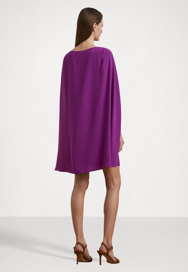CAPE GEORGETTE COCKTAIL DRESS - Cocktail dress / Party dress - purple dawn3