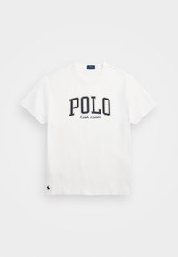 CUSTOM SLIM FIT LOGO JERSEY T-SHIRT - T-shirt con stampa - white