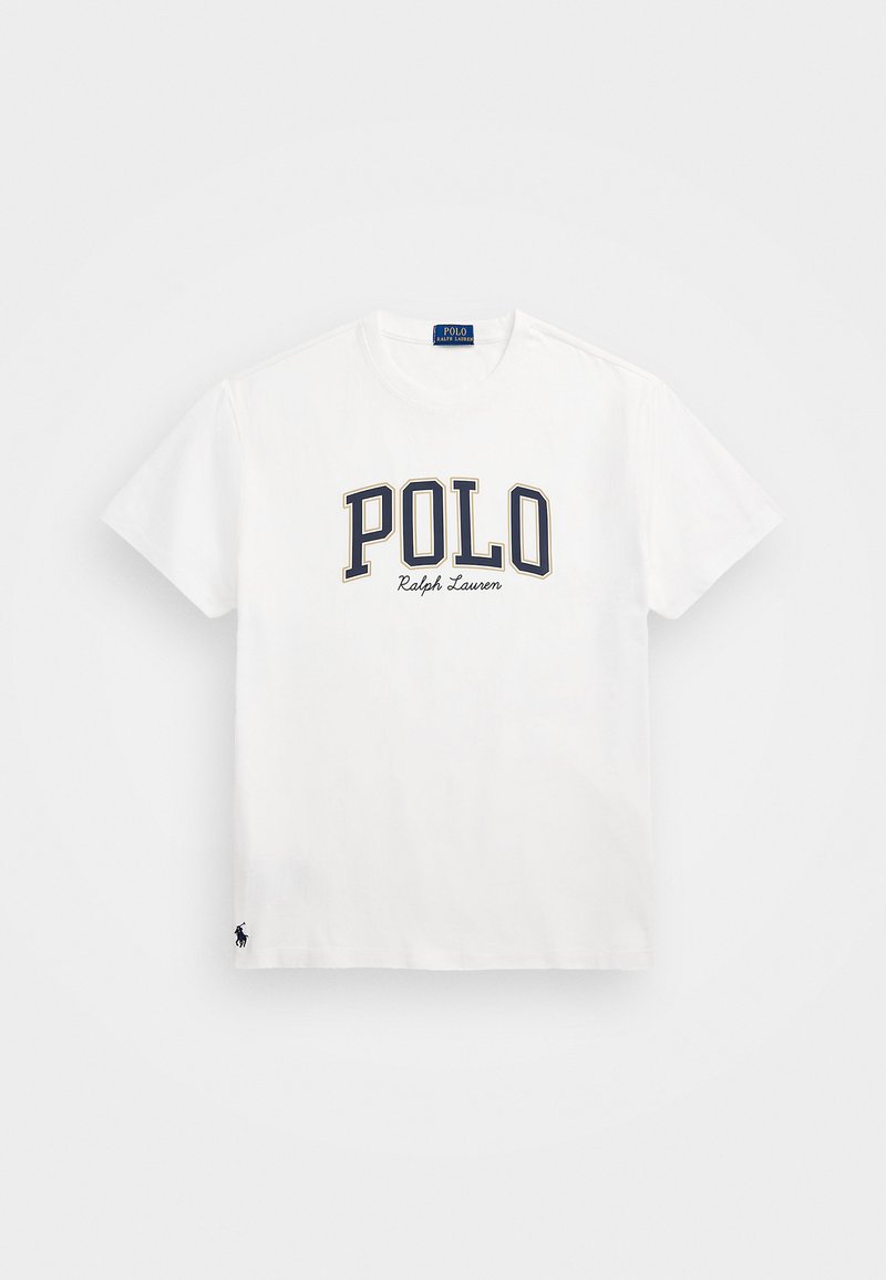 Polo Ralph Lauren CUSTOM SLIM FIT LOGO JERSEY T-SHIRT - T-shirts med print - white