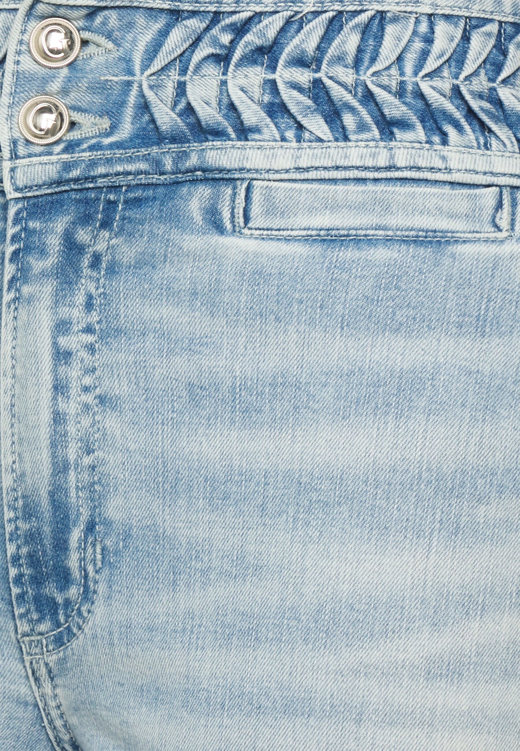 Jean GUESS Bleu Foncé Paillettes Dorées - Taille 25 Bootcut - Occasion Très Bon état