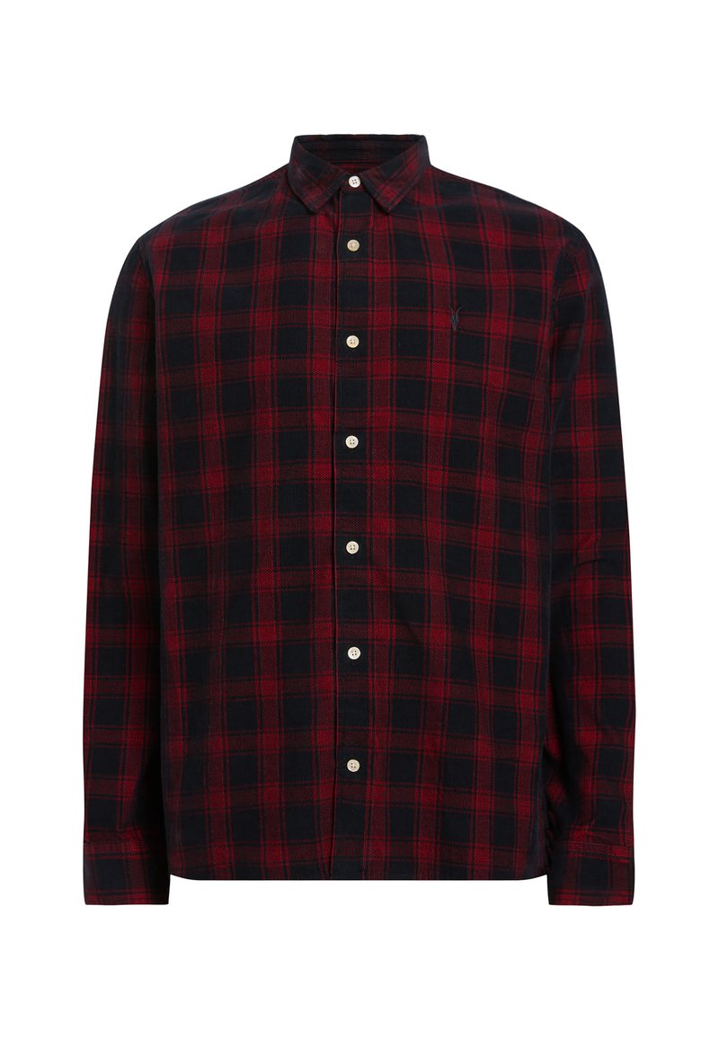 AllSaints Chemise à Carreaux Brodés | Bleu | FR