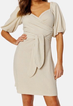 Robe fourreau - beige