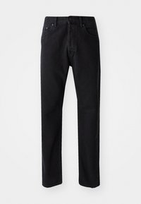 NOLAN PANT - Avar lõikega teksad - black stone washed