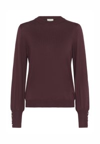 PULLOVER BUTTONS - Jumper - fudge