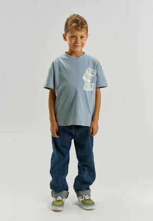 The New, TNVALENTIN OS S_S TEE - T-shirts print - ashley blue