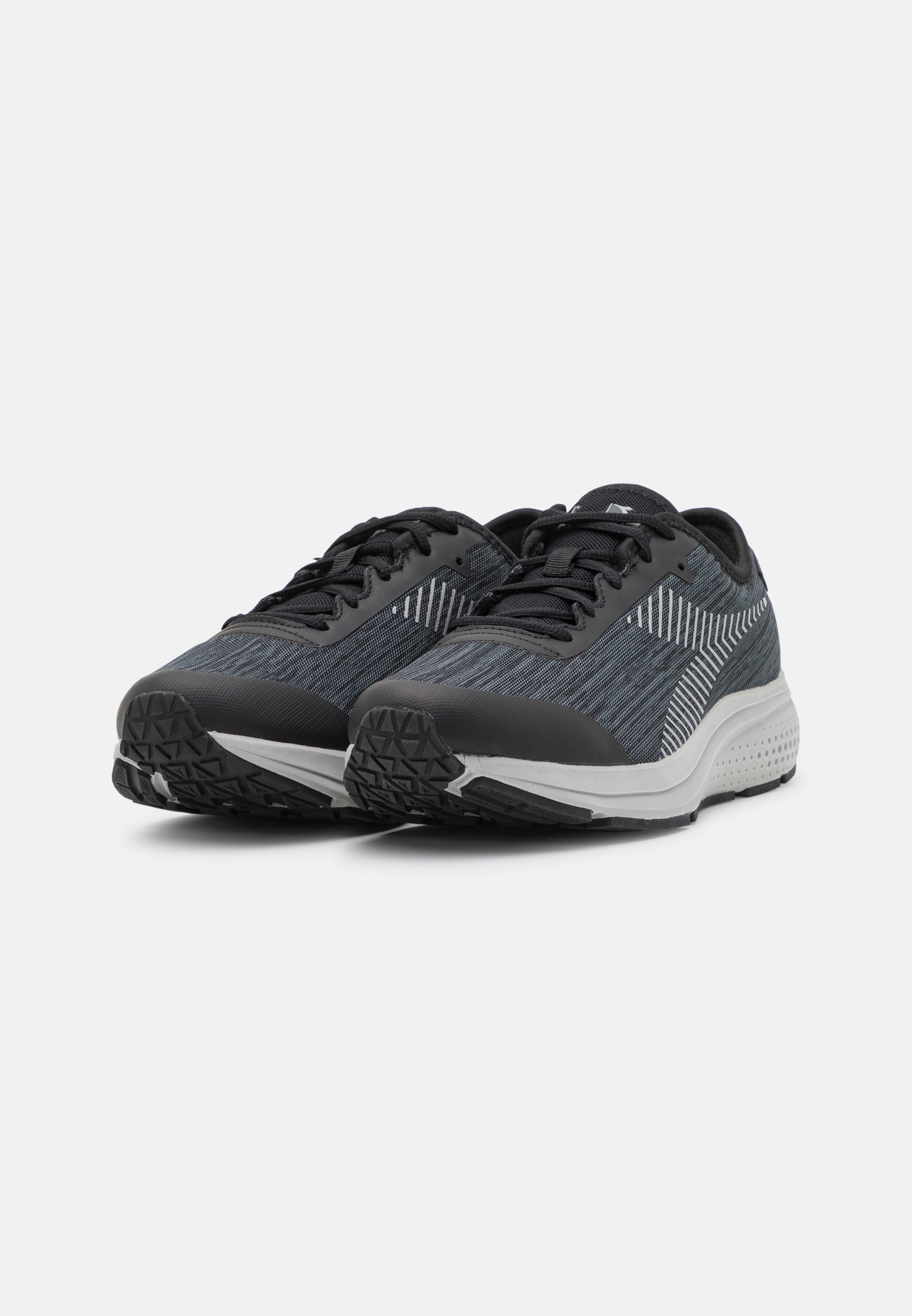 Diadora PASSO - Scarpe running neutre - black/silver/nero - Zalando.it