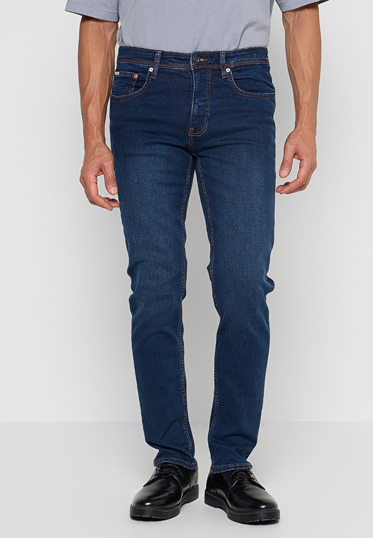 lindbergh Jeans Tapered Fit donkerblauw