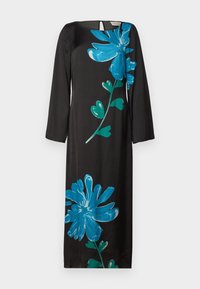 SHIKA DRESS - Cocktailjurk - black/venus blue