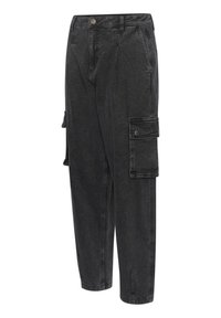 Kaffe GLORIA  - Laisvo kirpimo džinsai - dark grey denim