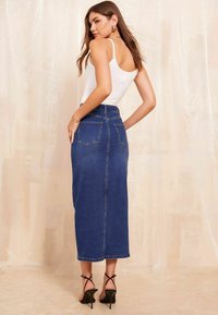 Friends Like These SPLIT REGULAR FIT - Jeanskjol - dark blue