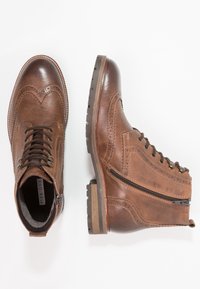 Pier One Stivaletti stringati - cognac