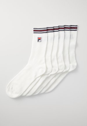 CREW VINTAGE UNISEX 6 PACK - Chaussettes - white