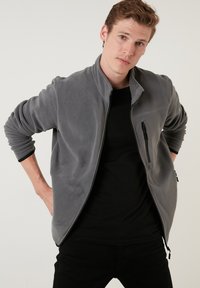 Buratti SLIM FIT - Flisinė striukė - grey