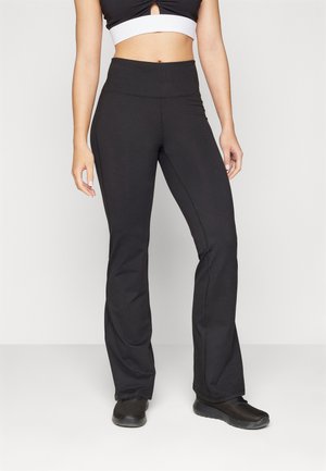 BOOST HIGH WAISTED FLARE PANT - Punčochy - black