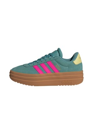 VL BOLD - Baskets basses - powder teal   shock pink   powder yellow