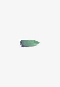 Muestra de pintura verde cremosa y mate con una textura suave, que presenta un degradado hacia un gris-verde más oscuro en los bordes.