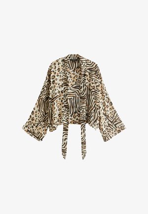 Next TIE FRONT KIMONO COVER-UP - Leichte Jacke - animal