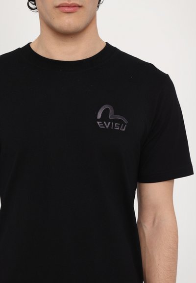 Evisu LOGO TEE - Basic póló - black