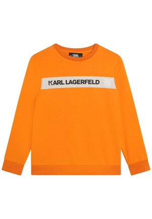 IMPRIMÉ - Sweatshirt - orange vitamine