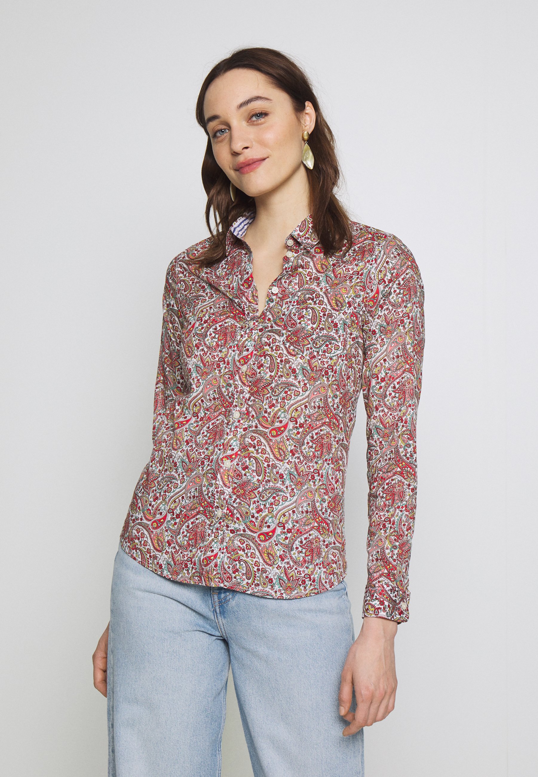 Springfield CAMISA RAYA PAISLEY Skjorte multicolor Springfield CAMISA RAYA PAISLEY Skjorte multicolor